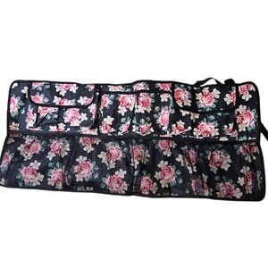 Floral Hanging Car Seat Organizer – Multi-Pocket Storage